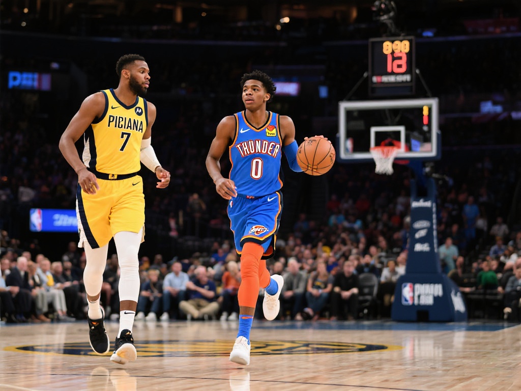 步行者激战雷霆！亚历山大总决赛6月9日高光集锦