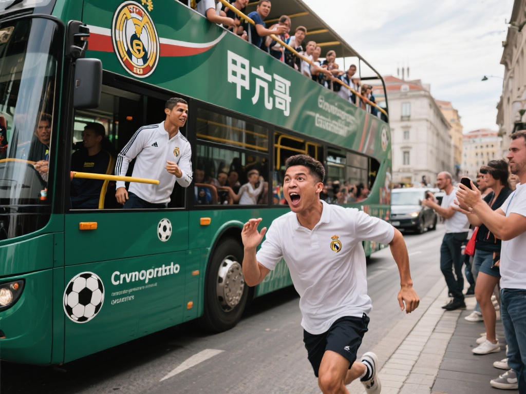 事情的起因据说是某天国际足球巨星C罗在访