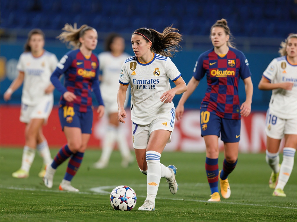 巴萨女足大胜皇马豪取西班牙超级杯冠军 虽然皇马女足在本场比赛中表现未能如愿,但