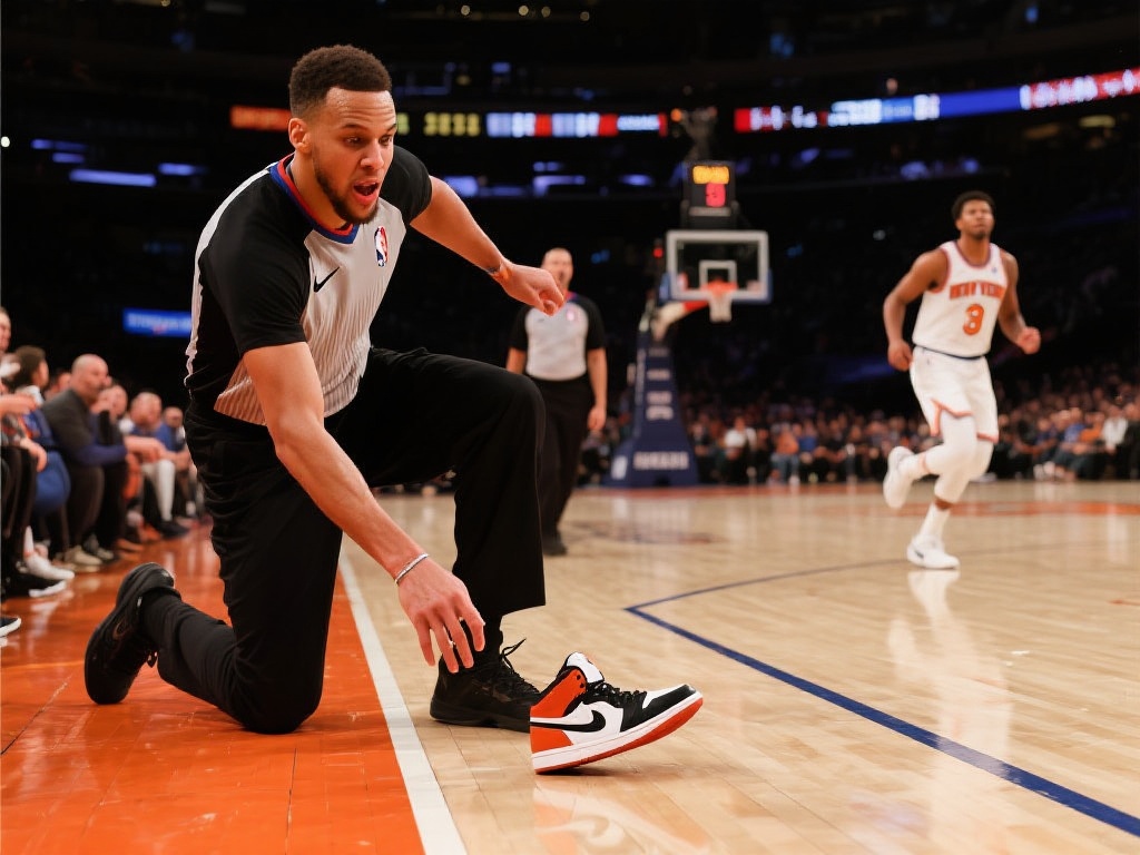 “阿门掉鞋持鞋回防，计时器未复位比赛被吹停”